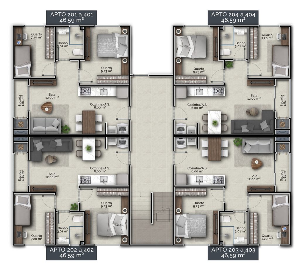 Apartamento 2 Dormitórios